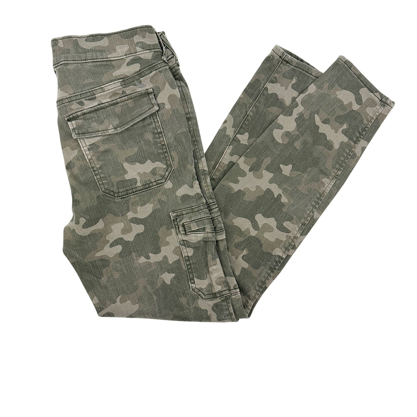 Eddie Bauer green camo denim Skinny Jeans women's size 6 small