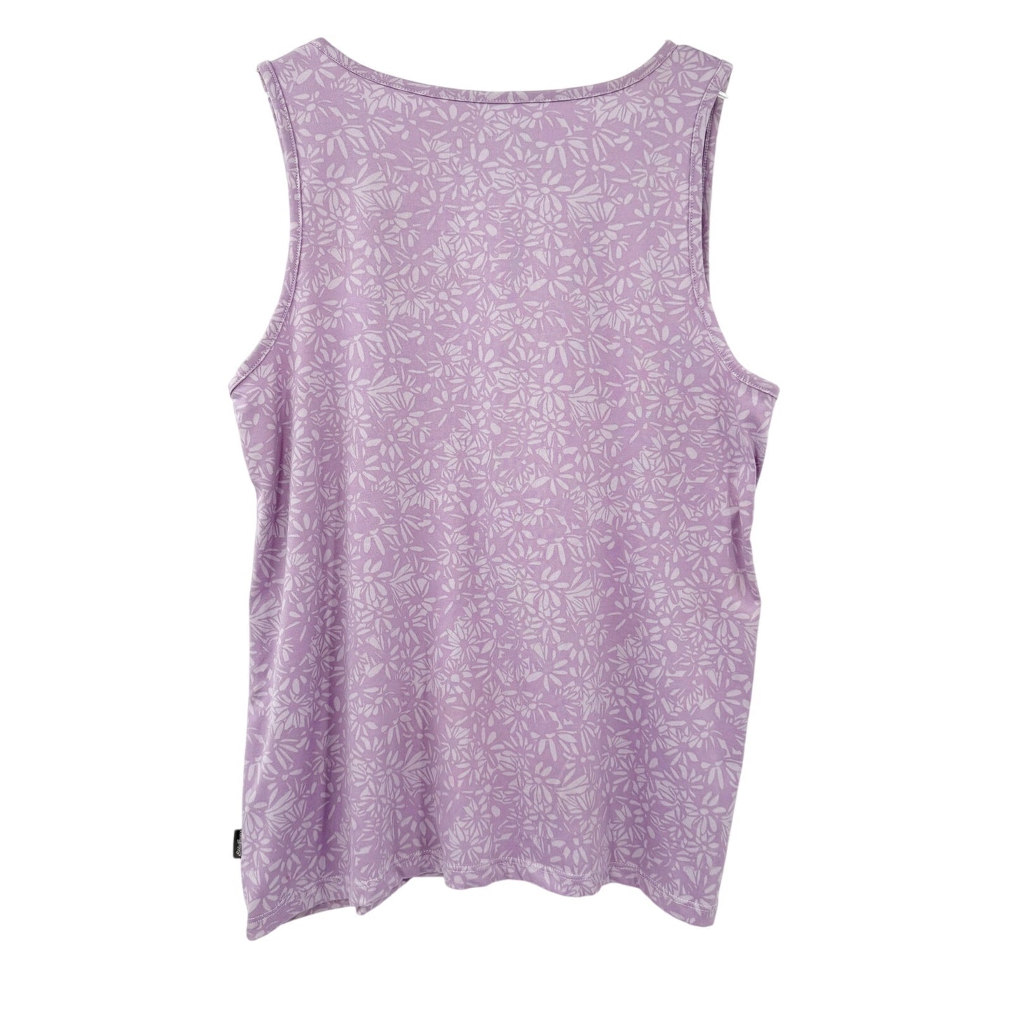 Eddie Bauer lavender purple floral Sleep Shirt womens LARGE sleepwear pajama top