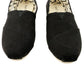 TOMS black Alpargata Heritage Canvas Slip-on Shoes womens 8.5 classic espadrille