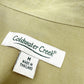 Coldwater Creek sage green Button Down Top blouse women's MEDIUM work office