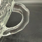 set of 3 vintage Anchor Hocking Vintage Clear Snack Cups grape clusters leaves