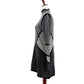 Title Nine gray & black Merino Wool geometric Tunic Sweater Dress women's MEDIUM