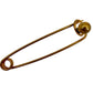 vintage antique gold metal Bobby Pin Brooch scarf jewelry pin