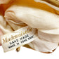 vintage Mademoiselle white beaded Coin Purse change wallet handmade Hong Kong