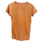 Texas Longhorns orange T-shirt women's MEDIUM distressed burnt-out top UT tee