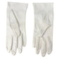 vintage Hansen white Analon Fashion Dress wrist Gloves women's 7.5 small medium