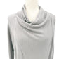 Athleta gray Studio Wrap Cardigan women's SMALL open front yoga coverup