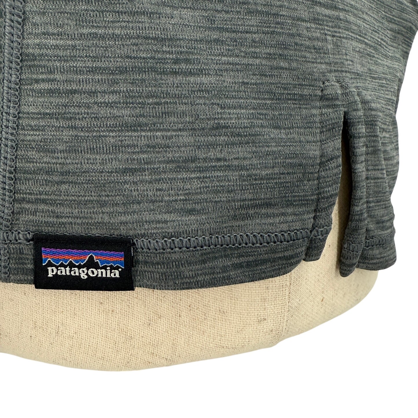 gray blue Patagonia Shirt Top women's SMALL Capilene Cool Lightweight quick dry