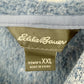 Eddie Bauer heather blue Radiator Fleece 2.0 Hooded Jacket women's XXL full zip