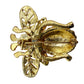 vintage bejeweled gold Bumblebee Bug BROOCH insect jewelry pin rhinestones