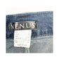 Venus dark blue denim cutoff Shorts 2" inseam women's size 10 rhinestone rivets