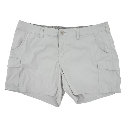 World Wide Sportsman light gray Offshore Cargo Shorts women's size 14 quick dry