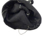 vintage Lillian Brasil black Fashion Dress Gloves womens SMALL floral embroidery