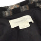 Treasure Bond black brushed Flannel Shirt Jacket womens MEDIUM shacket plaid top