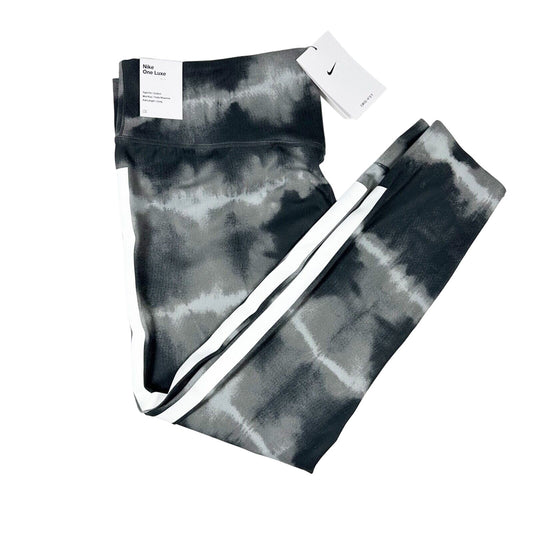 Nike One Luxe black gray white mid-rise Leggings women's plus size XXL new $100
