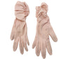 vintage pink Ruched Gloves women's SMALL formal evening mid-length