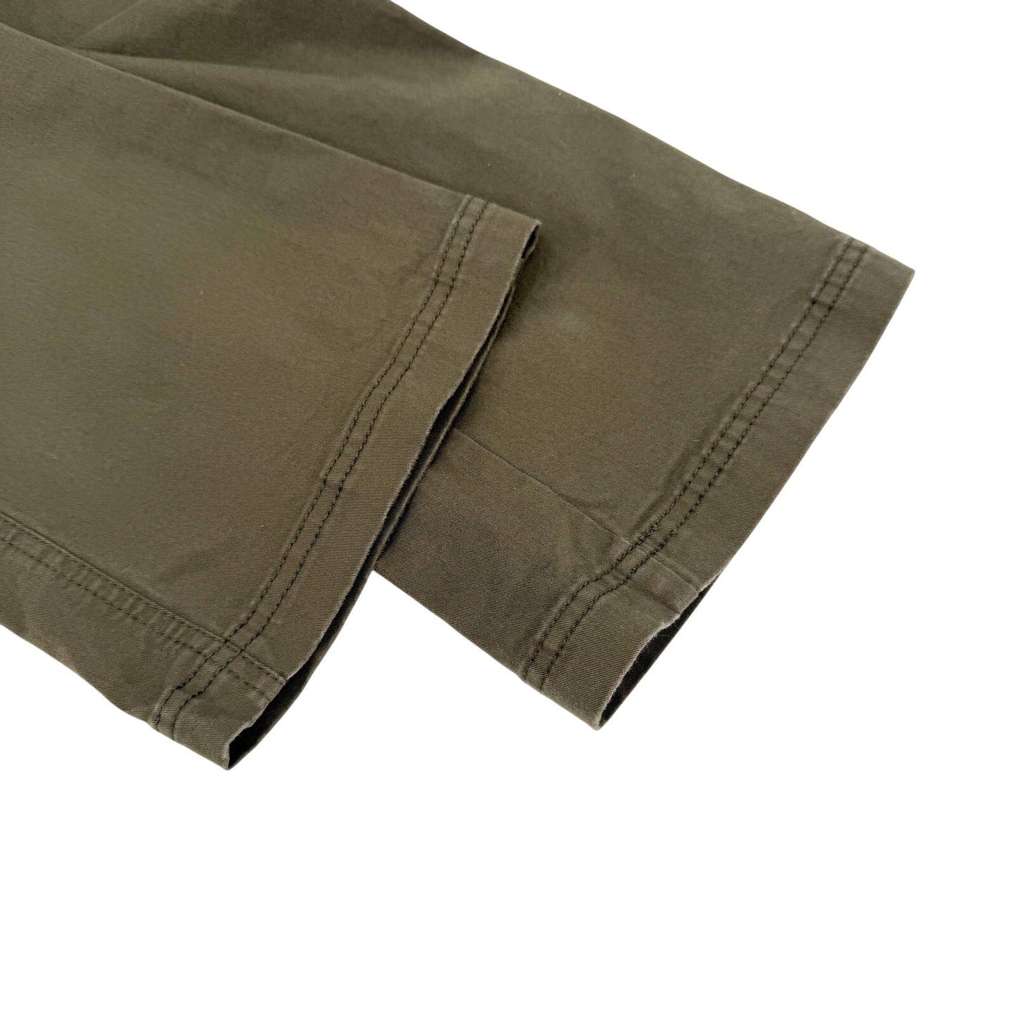 Athleta dark olive green Boulder Pants women's 4 small organic cotton bootcut