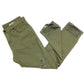 Blank NYC olive green Cropped Girlfriend distressed Pants jeans 28 women's NEW