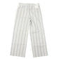 GAP blue & white striped Wide Leg Crop Pants 00 R extra small XXS mid rise NEW