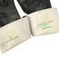 vintage Fownes black leather Fashion Dress Gloves womens 7 small medium washable