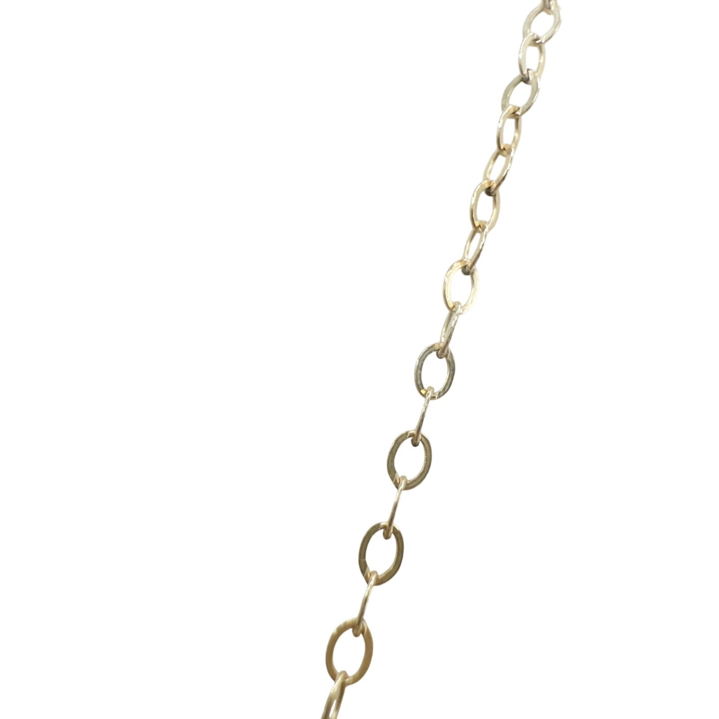 Anthropologie gold long dainty chain Half Moon Pendant Necklace fashion jewelry
