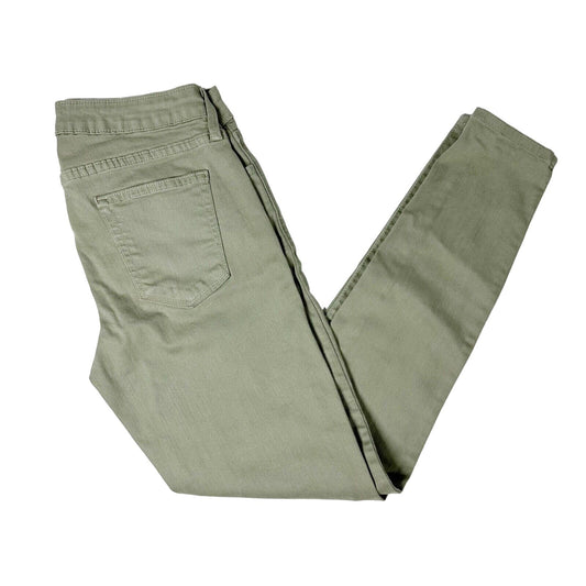 Just Black Denim pale sage green skinny JEANS size 26 small pants