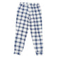 Eddie Bauer blue & white plaid Sleep Bottoms women's MEDIUM lounge pajama pants