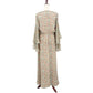 Buddy Love Colette floral Maxi Dress women's MEDIUM teal gold peach flowers NEW