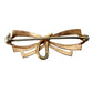 vintage 10K gold filled Engraved Bow BROOCH costume jewelry MCM ribbon pin