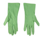 vintage Lee Begman bright green Fashion Dress Gloves women's 7 small medium USA