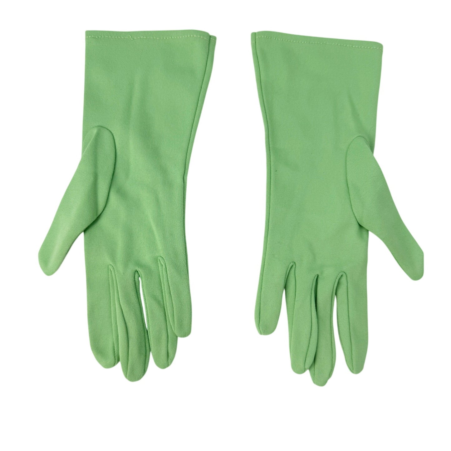 vintage Lee Begman bright green Fashion Dress Gloves women's 7 small medium USA