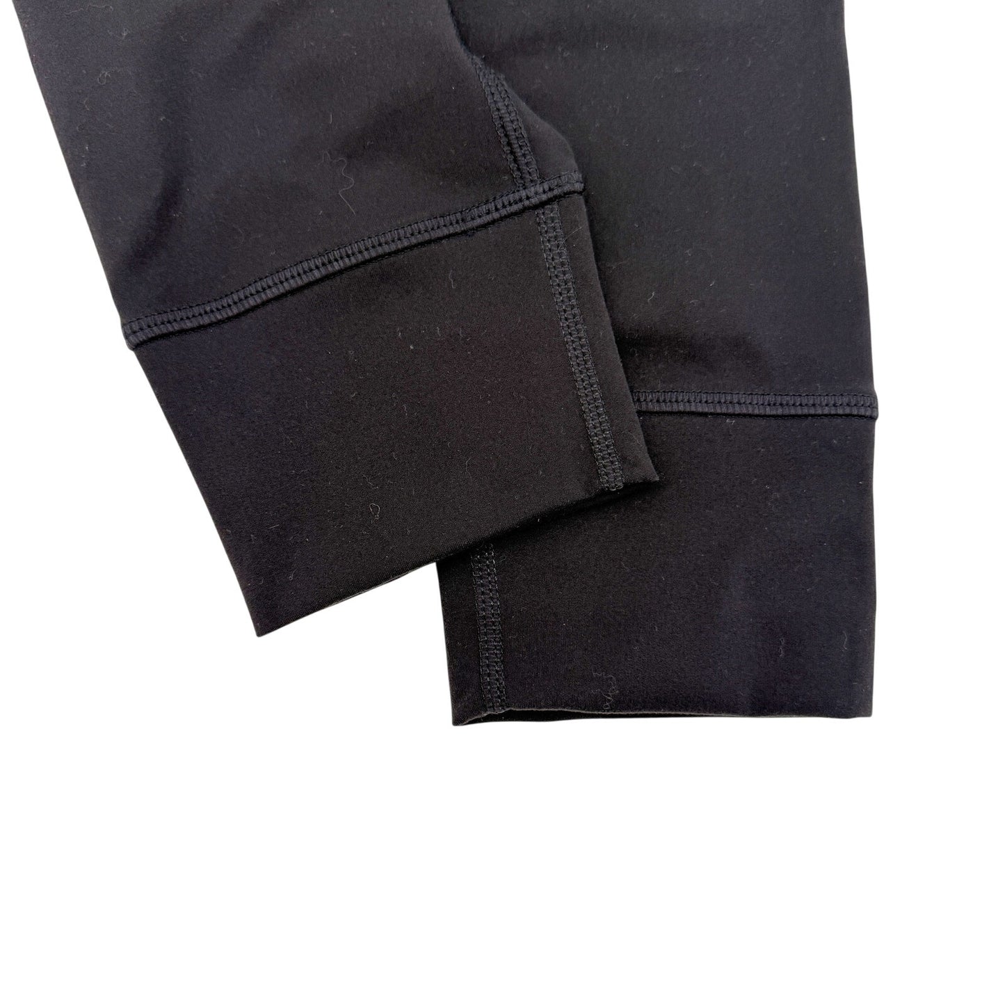 Zella black High Waist Drawstring Leggings women's XS ankle length Perform NEW