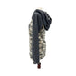 Ampersand Avenue dark gray & camo Double Hooded Sweatshirt Top MEDIUM hoodie