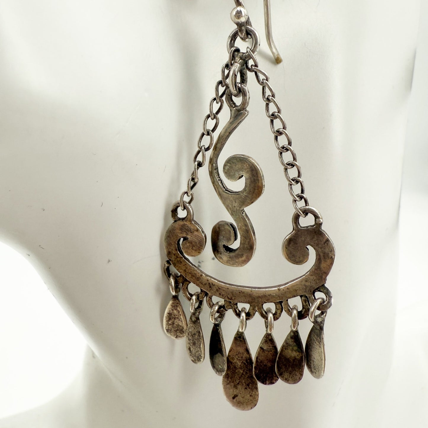 sterling silver 925 Dangle Hook Earrings possibly retired Silpada jewelry