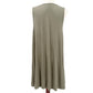 Free People Beach olive Tank tunic mini Dress women's MEDIUM summer casual boho