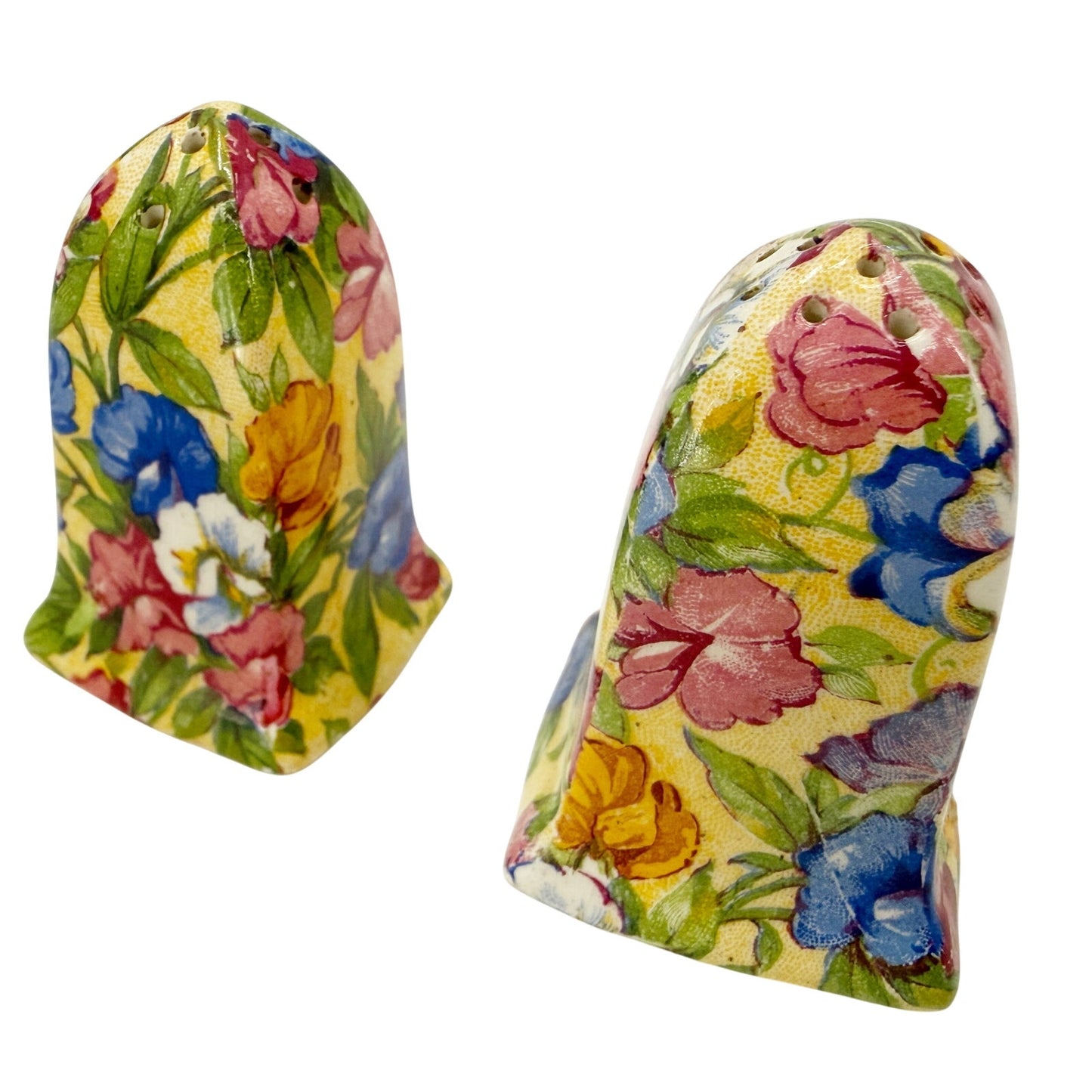 Sweet Pea floral Salt & Pepper Shakers | Royal Winton