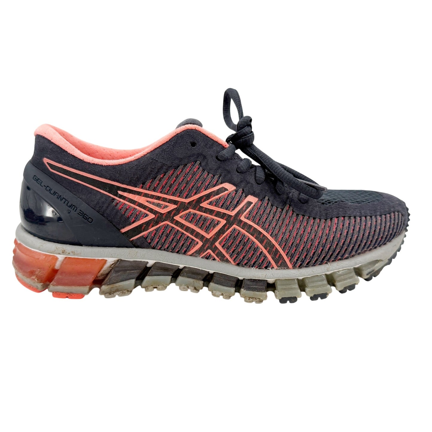 Asics navy blue coral GEL-Quantum 360 running SHOES womens 6.5 athletic footwear