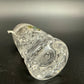 Waterford Crystal glass Baby's 1st Christmas small baby bottle ornament 3.75"