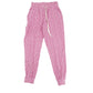 Lila and Hayes white & pink hearts Jogger style Pajama Pants women's SMALL