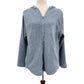 Eddie Bauer heather blue Radiator Fleece 2.0 Hooded Jacket women's XXL full zip