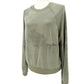 Alternative Apparel light & dark green Sweatshirt camo Top junior's LARGE