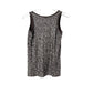 J. Crew dark gray sequin Tank Top women's XS raw edges