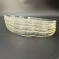 set of 4 vintage Federal Glass Homestead Snack Plates glassware serving dish