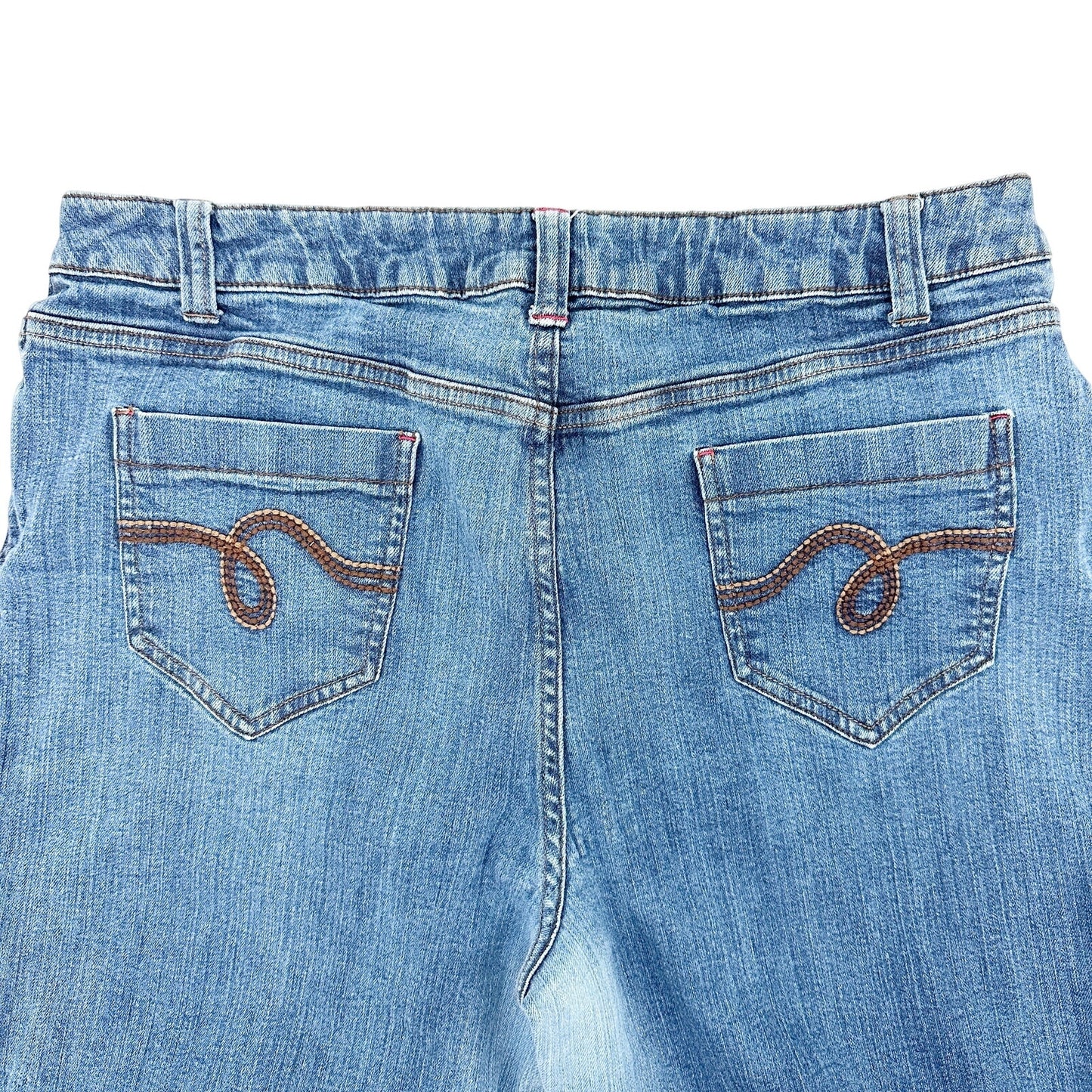 Smith's Dungarees medium wash blue denim JEANS women's size 16 bootcut pants