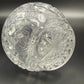 15" crystal cut glass Decanter & Stopper | vintage barware