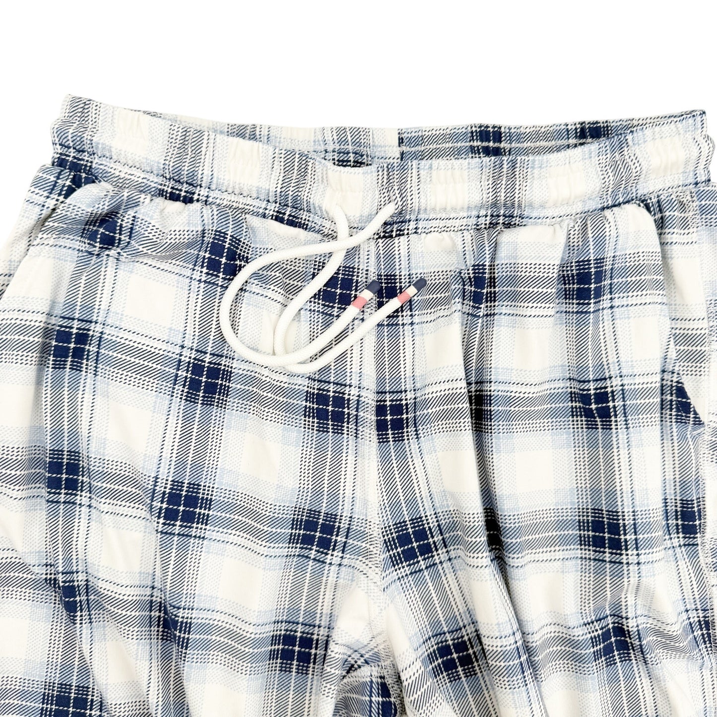 Eddie Bauer blue & white plaid Sleep Bottoms women's MEDIUM lounge pajama pants