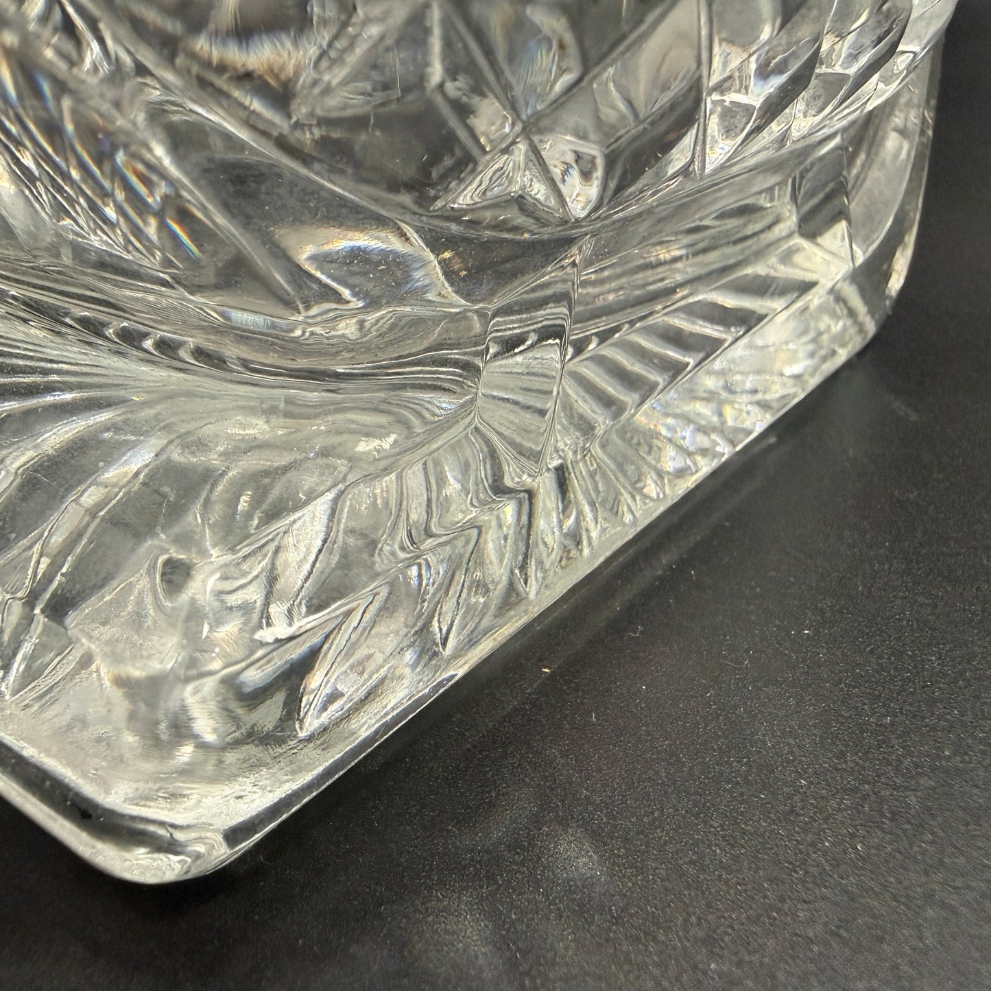 crystal glass Santa's Sleigh | St. George Crystal