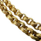 vintage gold clear rhinestones Double Dress Clip drape chain BROOCH jewelry pin