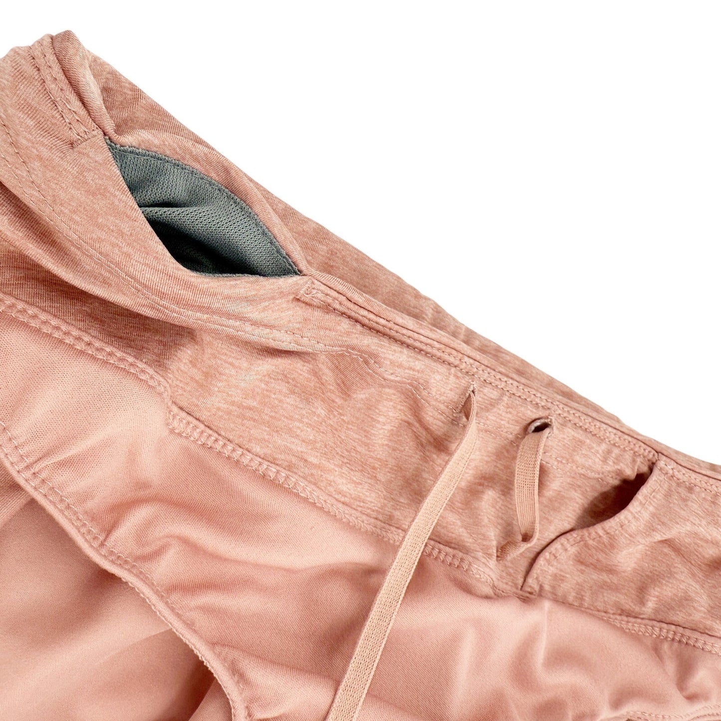 Nike blush pink Running 3" inseam Shorts women's SMALL built in brief workout