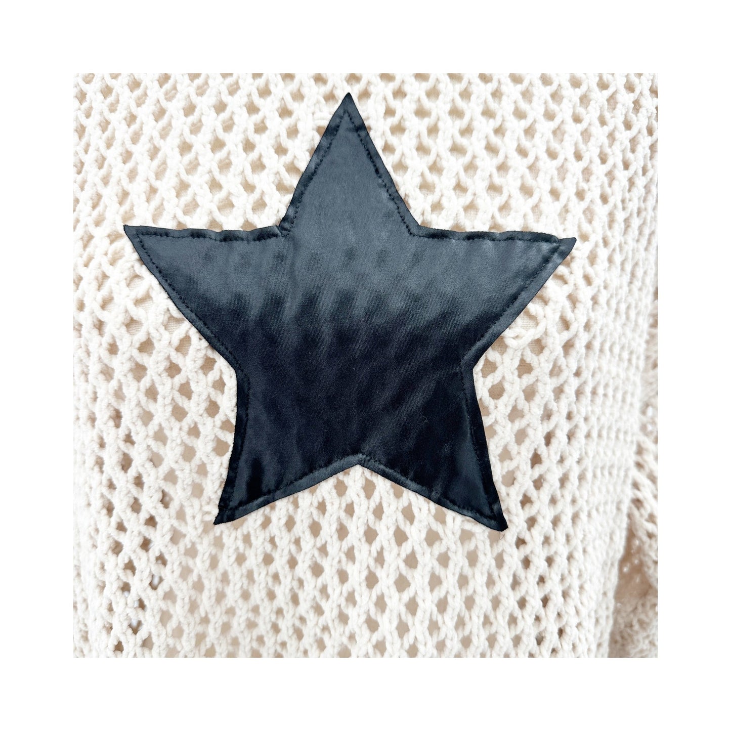 EE:SOME Open Knit Star Sweater | S, M, L